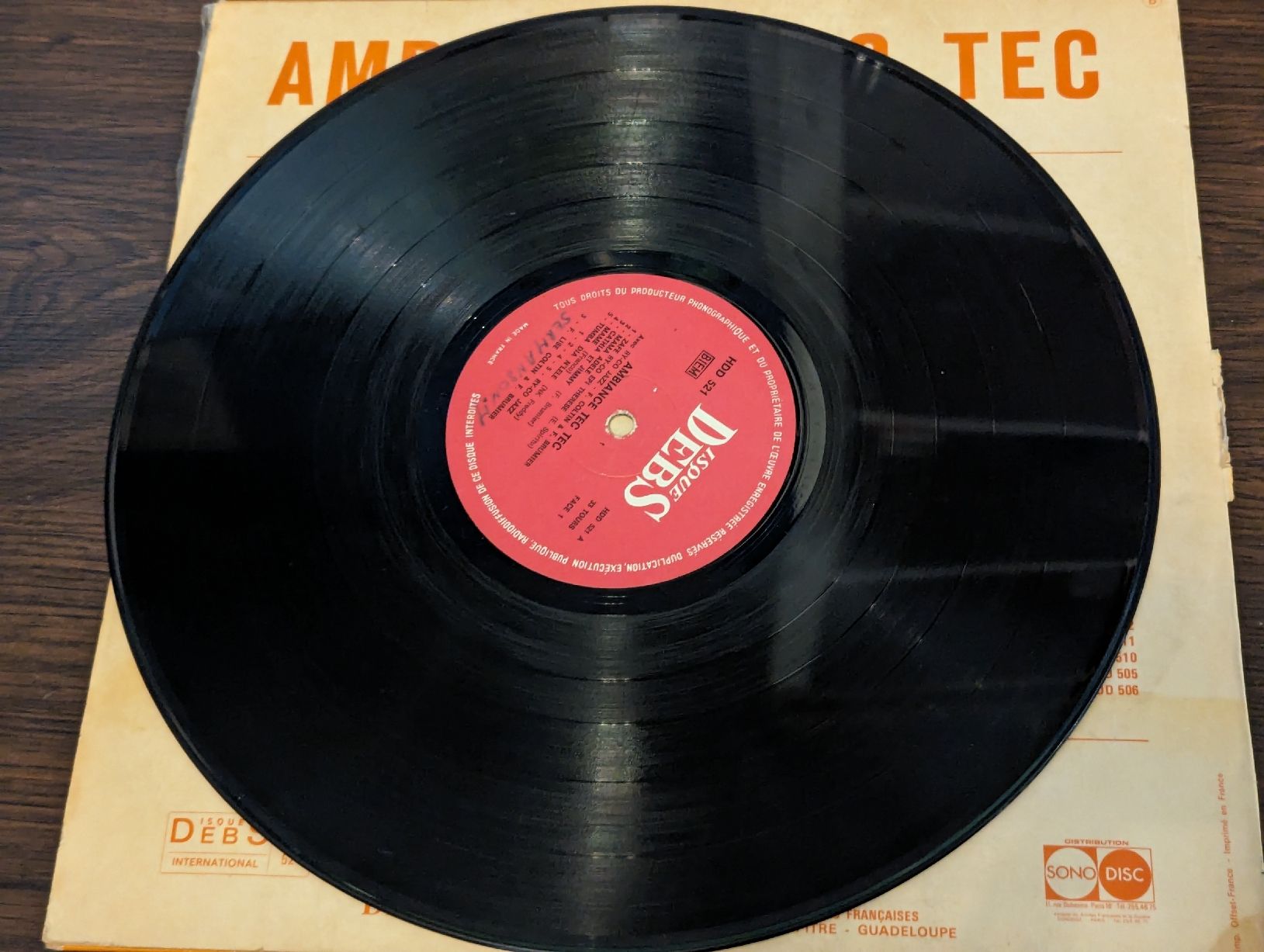 Dischi in vinile: LP Ambiance Tec Tec – Usato da Baden venduto da swiss-alps 3