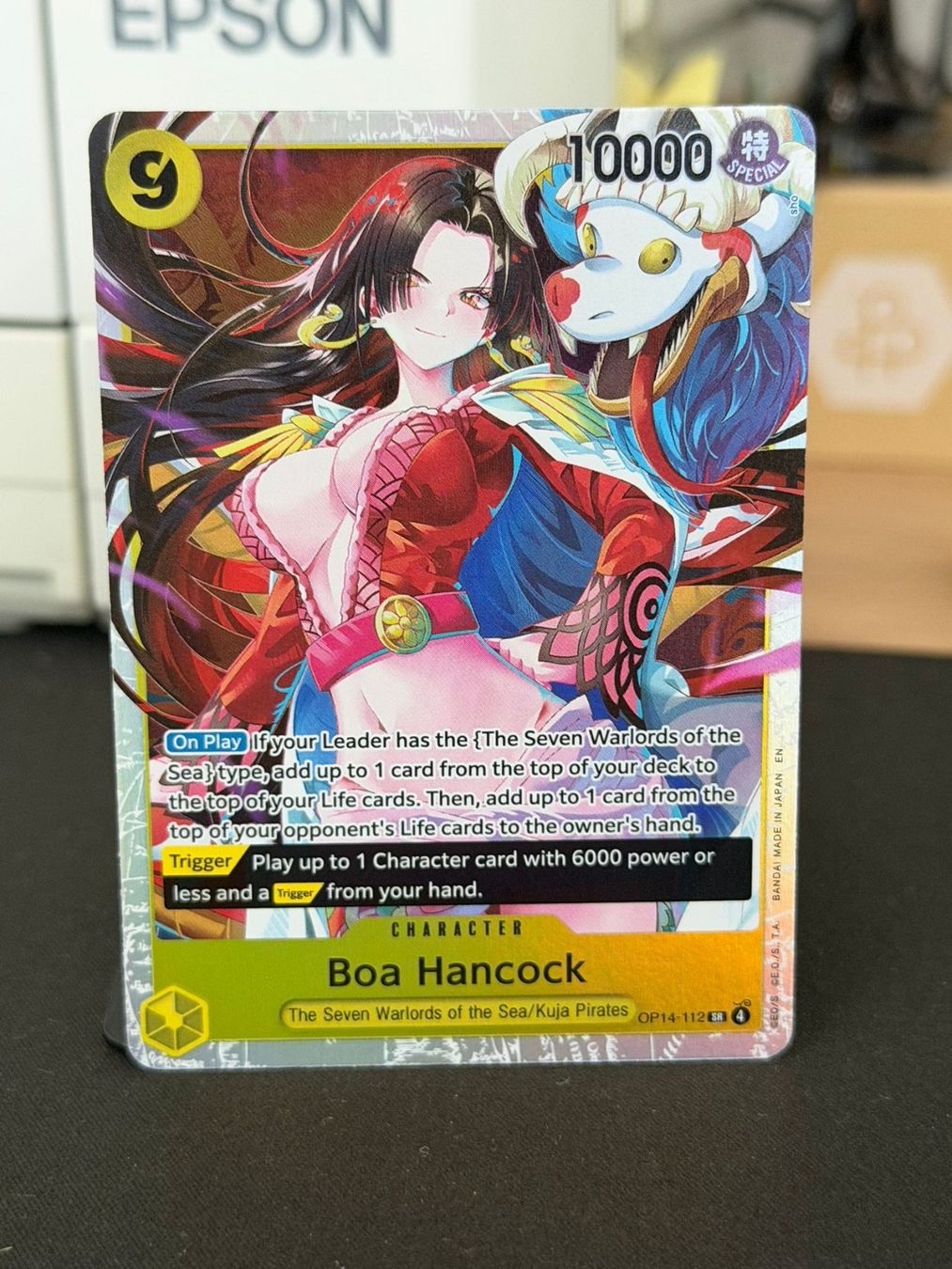 Bandai Carte collezionabili: Boa Hancock OP14-112 SR (1) – Nuovo (secondo la descrizione) da Brittnau venduto da TCGBratans