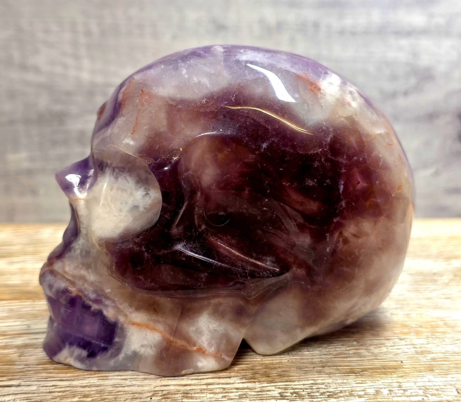 Minerali & Pietre curative: Top Amethyst Schädel 747g – Nuovo e nell'imballaggio originale da Matzingen venduto da Shay_Crystalz 2