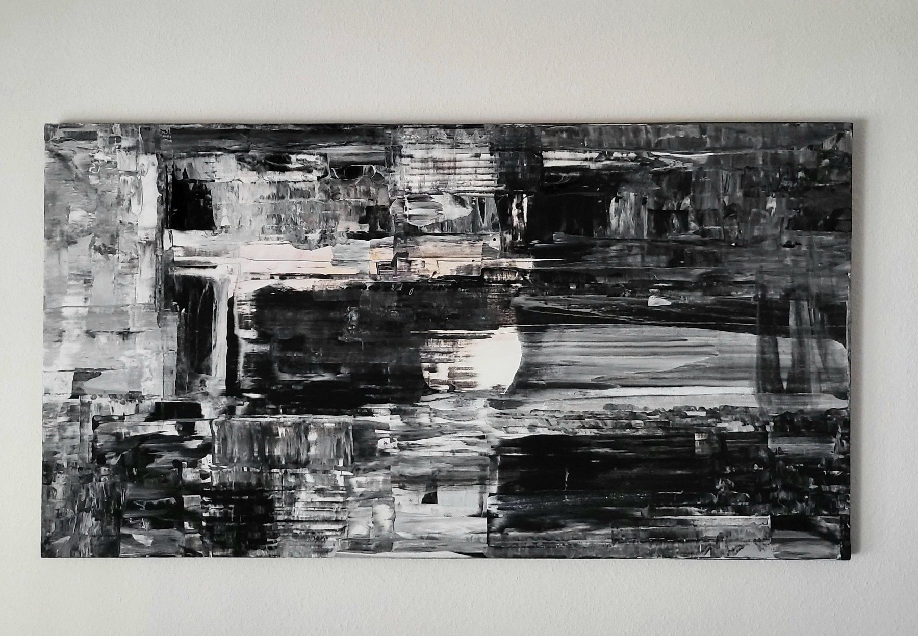 CC ART, CH Künstlerin, Acrylgemälde 65x120cm, auf Leinwand! (Neu (gemäss Beschreibung)) in