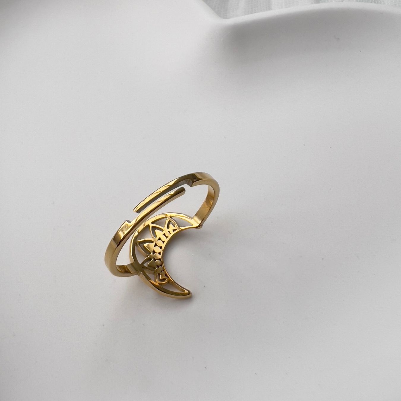 Anelli: Bague Lune - Mund Edelstahlring – Nuovo (secondo la descrizione) da Pully venduto da sunaddict 3
