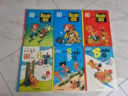 Boule et Bill - Lot de 6 BD originales, vintage! rare