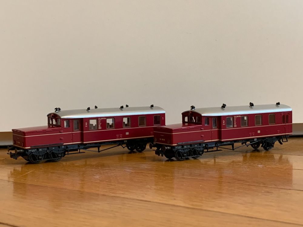 Train Liliput 17701 Ho 1:87 – Autorail Batterie Wittfield Type ETA DB – Occasion