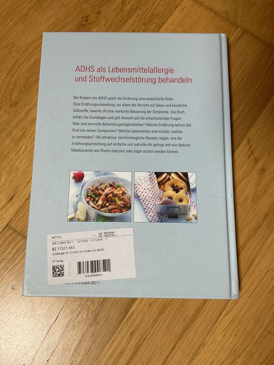 Libri: Kochen für Kinder mit ADHS – Nuovo (secondo la descrizione) da dotzigen venduto da patchwork01 1
