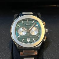 Piaget Polo Chronograph Green Dial Full Set G0A49024