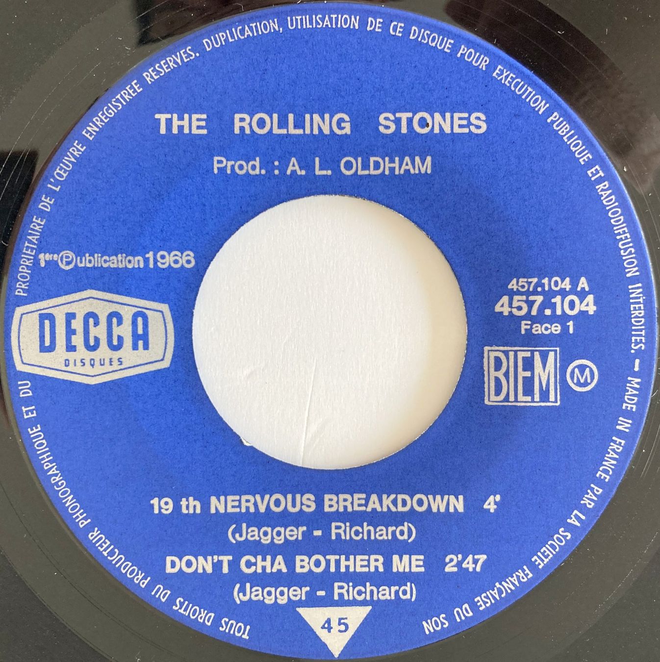 Schallplatten: ROLLING STONES - 19TH NERVOUS BREAKDOWN – Gebraucht aus Bottens von hotter-than-hell 2