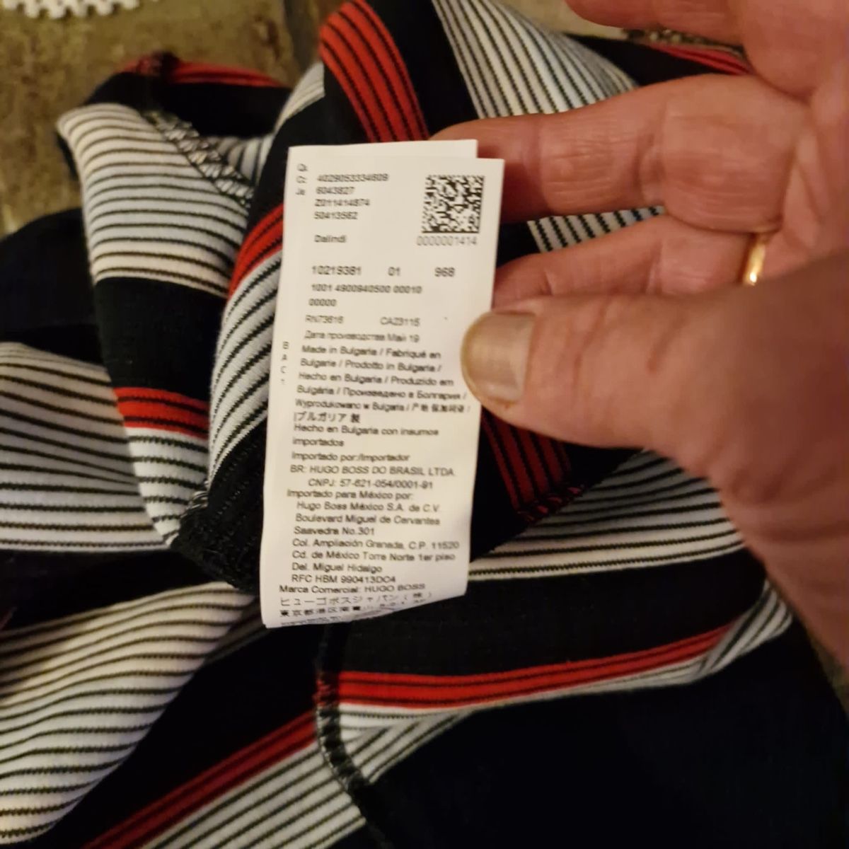 Hugo Boss Vestiti: BOSS gestreiftes Strickkleid Gr. 36 – Usato da St. Gallen venduto da mania03 4