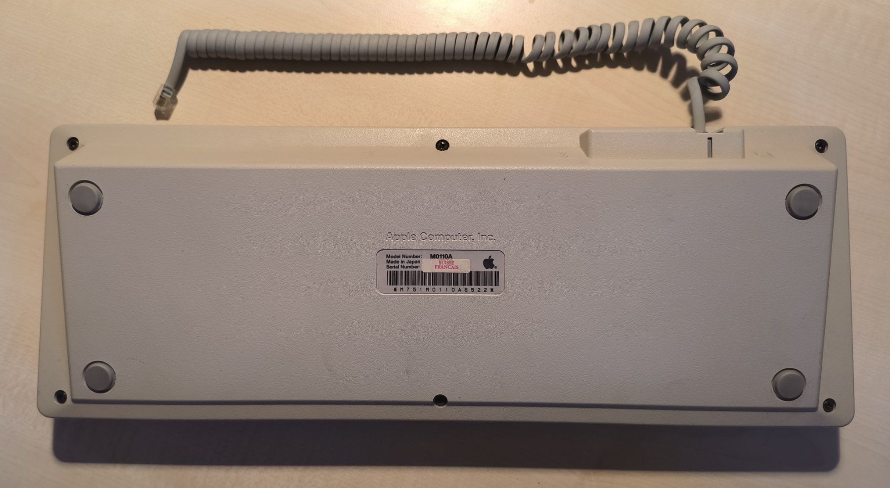 Apple Tastaturen: Apple M0110A Tastatur – Gebraucht aus Möhlin von Oemer_von_Ueskueb 1