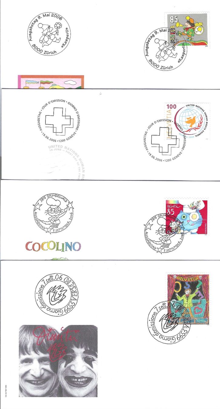Tutti i francobolli: 18 FDC   2006 – Usato da Koblenz venduto da Markenhimmel 3