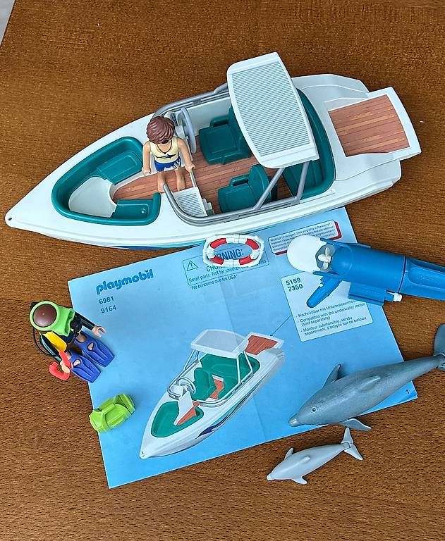 Jouets: Playmobil Boot mit Motor – D'occasion à Ruswil par aw123