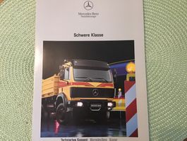 Mercedes-Benz Schwere Klasse Kipper 28 Seiten November 1992