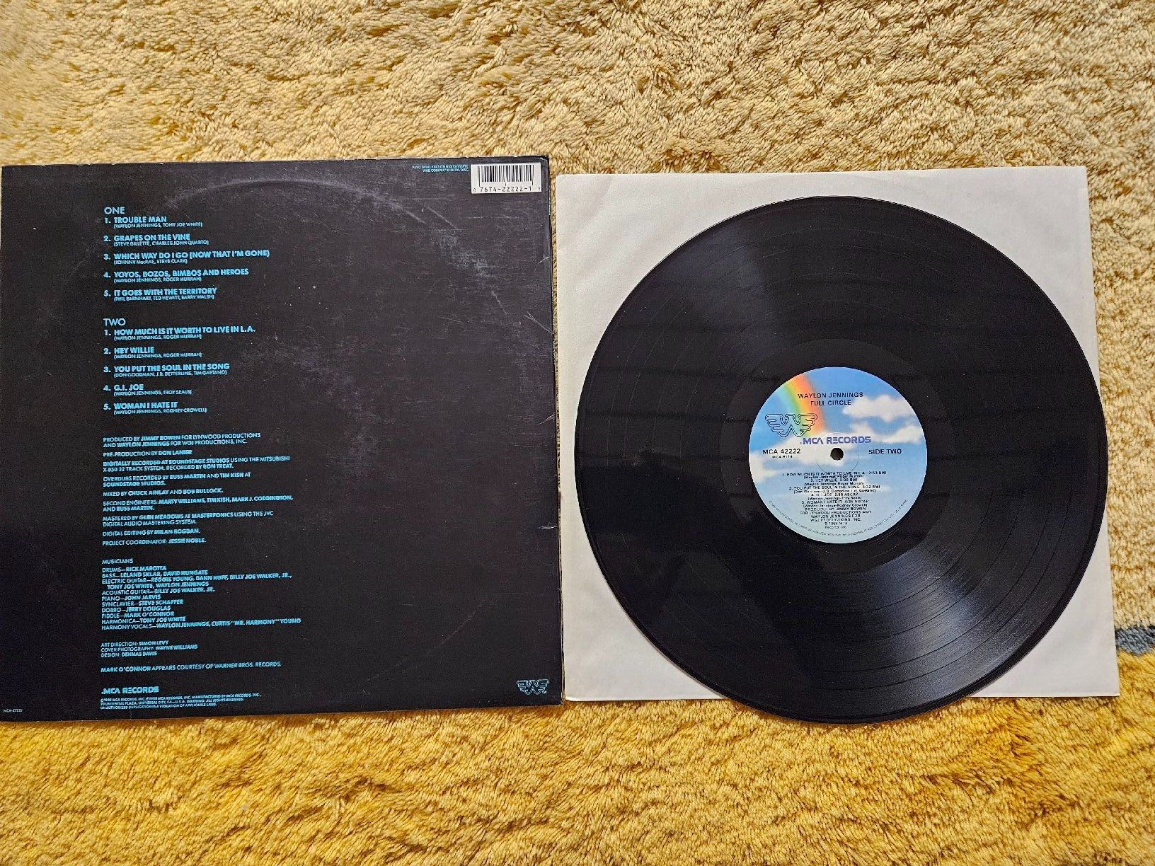 Dischi in vinile: Waylon Jennings Schallplatte Lp - Full Circle – Nuovo (secondo la descrizione) da Lyss venduto da Alexine 1