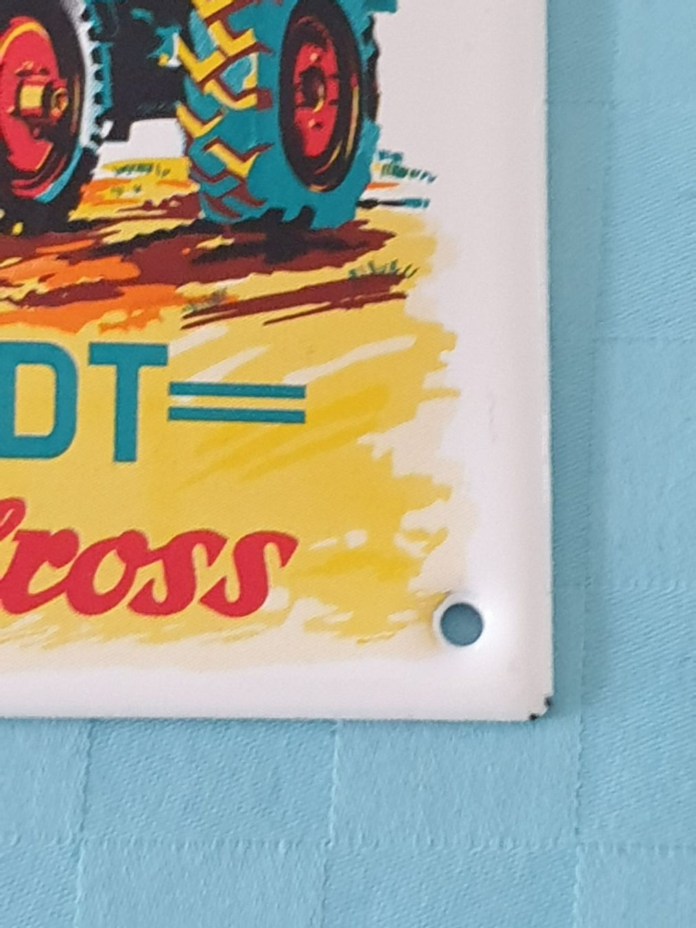 Schilder: Email Schild FENT Dieselross Traktor – Gebraucht aus Mörschwil von spirspi 1