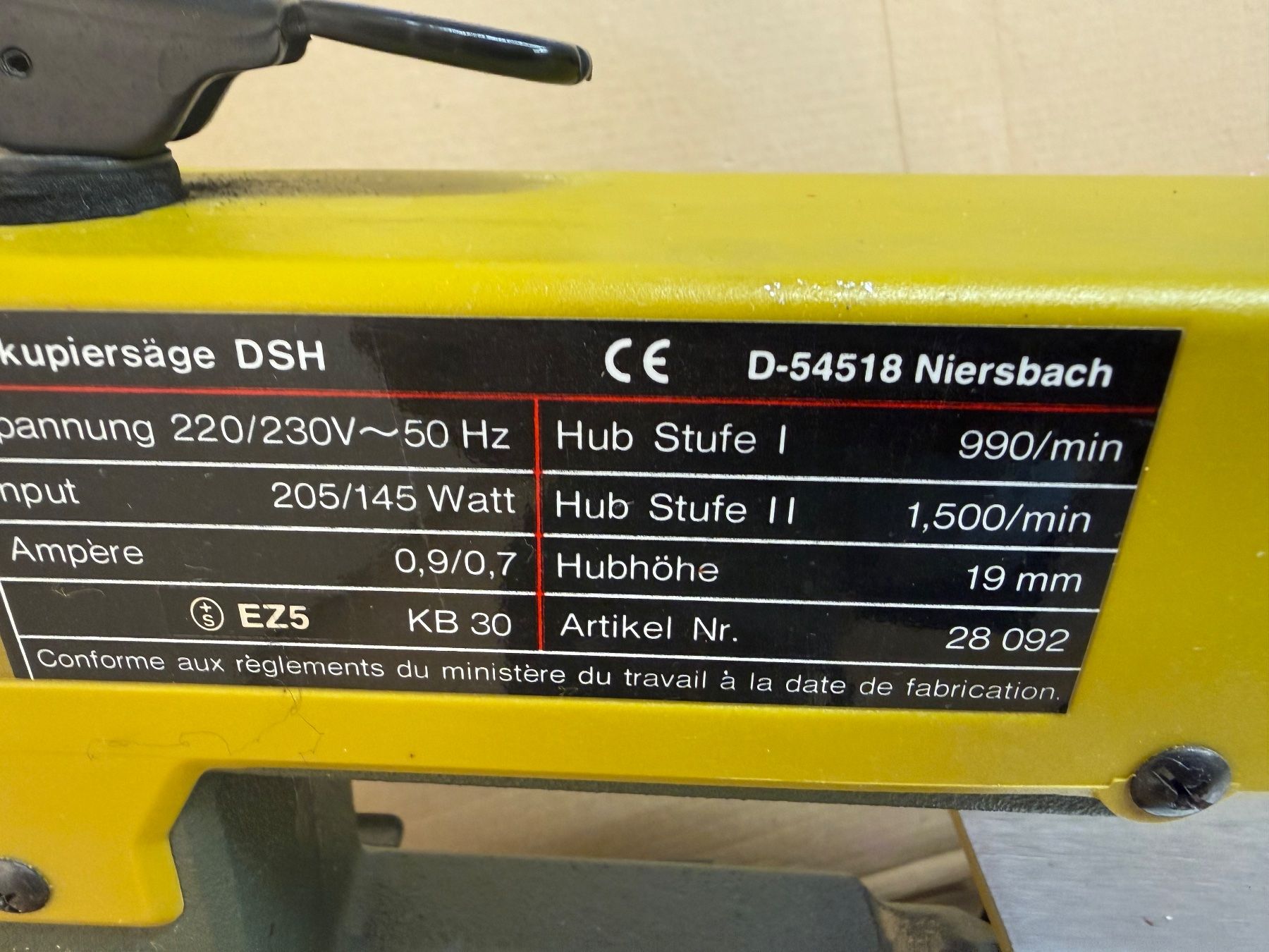 Proxxon Tutte le macchine: Dekupiersäge-2 Gang – Usato da Erlinsbach SO venduto da rode7371 1