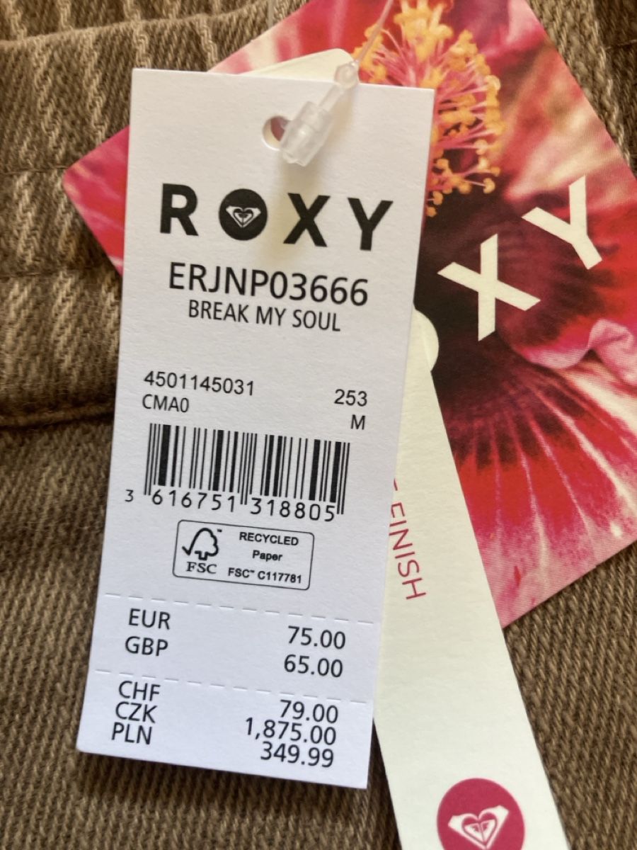 Roxy Pantaloni: Roxy Hose Damen Grösse M mit Etikett beige – Nuovo (secondo la descrizione) da Muralto venduto da jac_hkz5 2