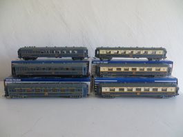 Hornby-Acho H0: Set mit 6 CIWL-Pullmanwagen, in OVP