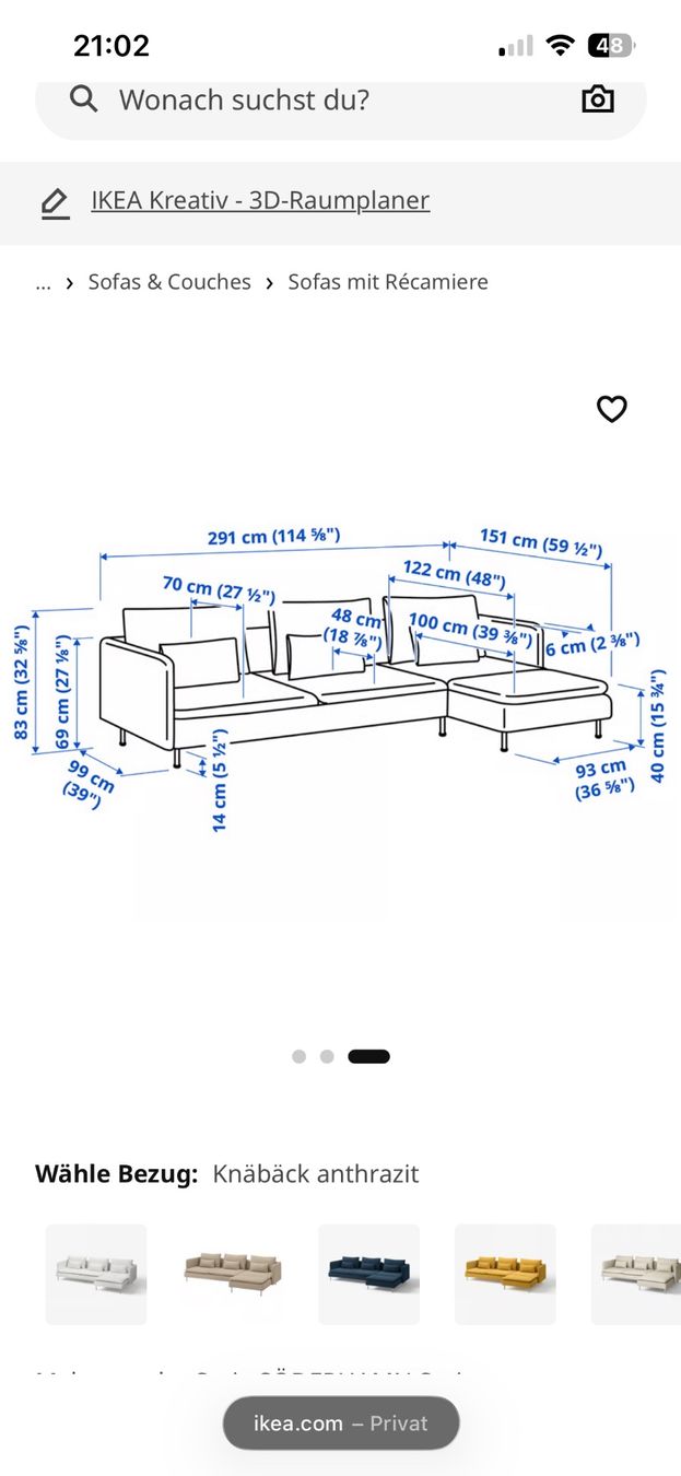 Sofas: Sofa mit Récamiere – Gebraucht aus Aristau von she_7k2d 3