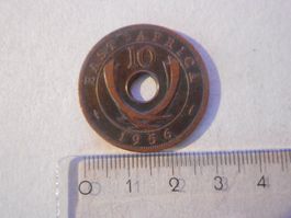 1956  Ten Cents East Africa