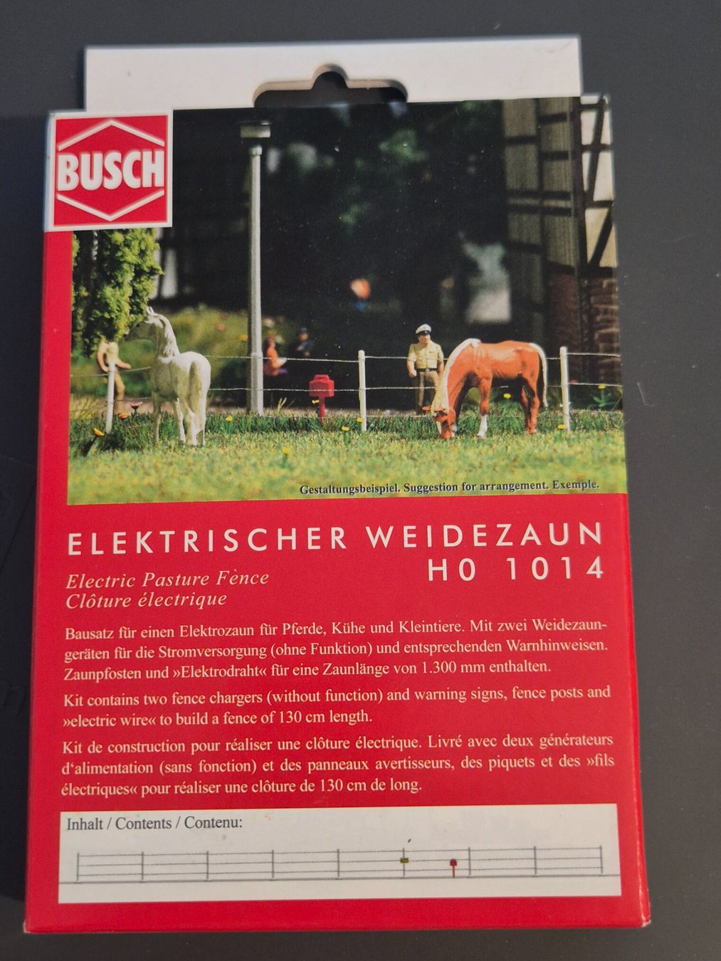 Busch Trains électriques: Weidezaun – Neuf avec emballage d'origine à Nendeln par dresinle