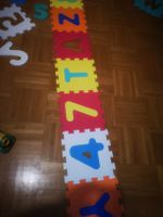 Tapis enfant chiffres et lettres (18 pièces)