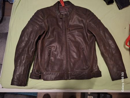 Robuste IXS Motorrad-Lederjacke, Grösse EU 56, Top Zustand