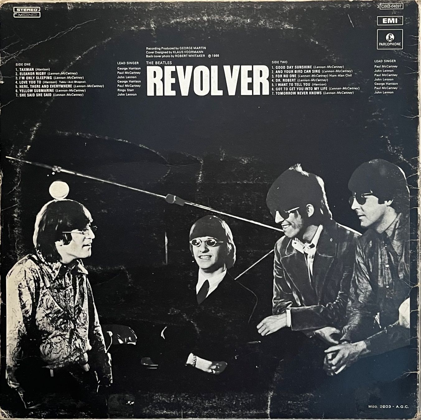 Dischi in vinile: THE BEATLES - REVOLVER - 33 Tours – Usato da Bussigny venduto da vinyl-pas-cher 1