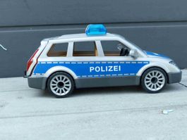 Playmobil Polizeiauto Kombi mit Blaulicht gut erhalten