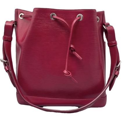 Louis Vuitton Petit Noé Epi in himbeerrot/weinrot