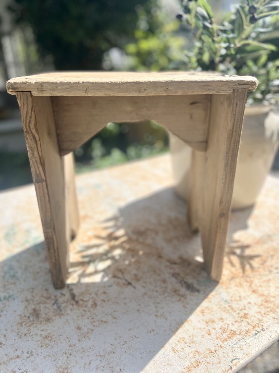 Hocker: Altholz Schemel Hocker Fussschemel – Gebraucht aus Sirnach von dasrosahaus 1
