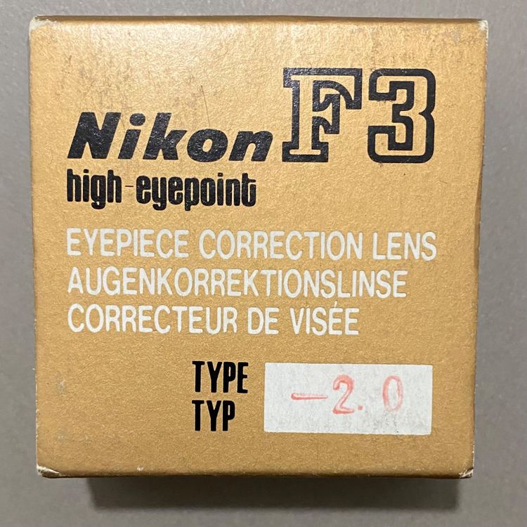 NIKON F3 Rare adaptateur diotrique visée -2 Dioptries