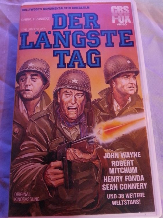 Der Längste Tag (USA 1962) VHS CBS FOX 1983 (Gebraucht) in Remetschwil ...