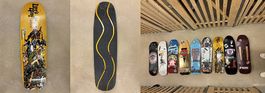 Lot de 9 skateboards utilisés (Hosoi, Street Plant, ...)