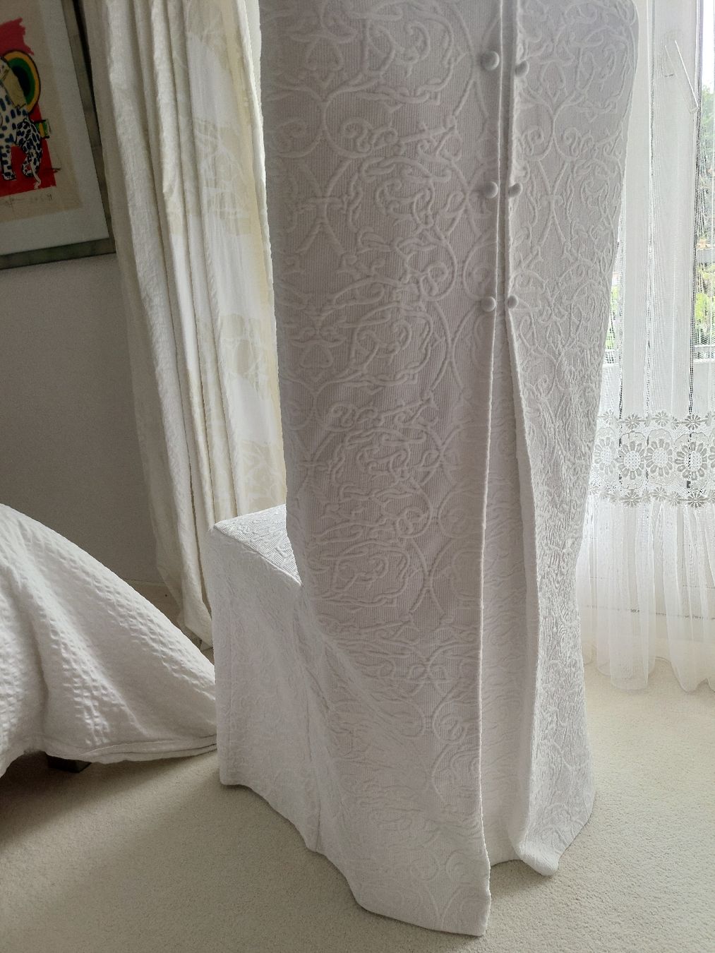 Sedie: 6 Stühle mit Hussen weiss – Usato da Jona venduto da Bidama 2