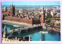 London, The Houses of Parliament and Westminster Bridge