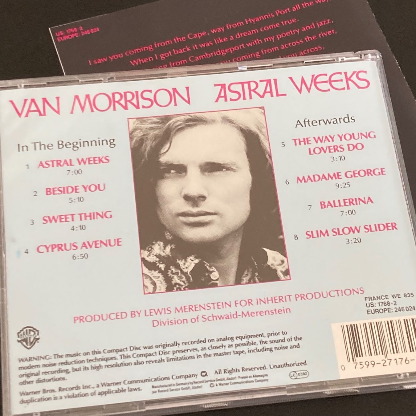 CDs: Van Morrison - Astral Weeks – Gebraucht aus Bern von Ntsamina 1