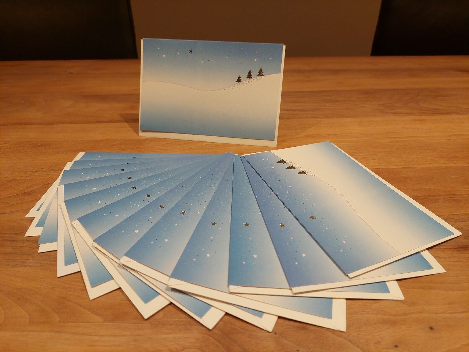 Cartoline: 13 Winterliche Grusskarten mit Umschlag, neu! – Nuovo (secondo la descrizione) da Brunnen venduto da Livianda