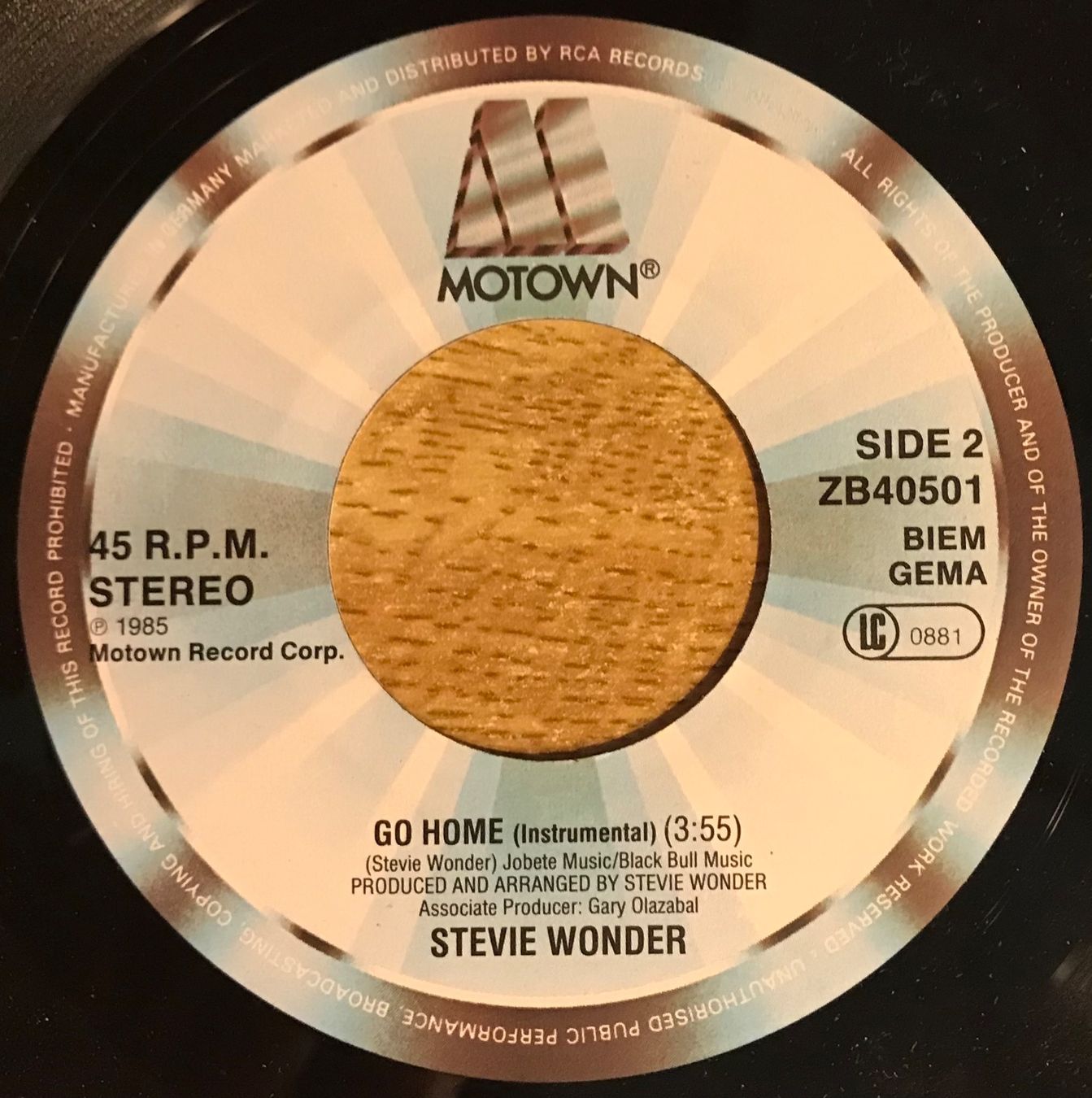 Schallplatten: STEVIE WONDER - GO HOME – Gebraucht aus Bussigny von vinyl-pas-cher 3