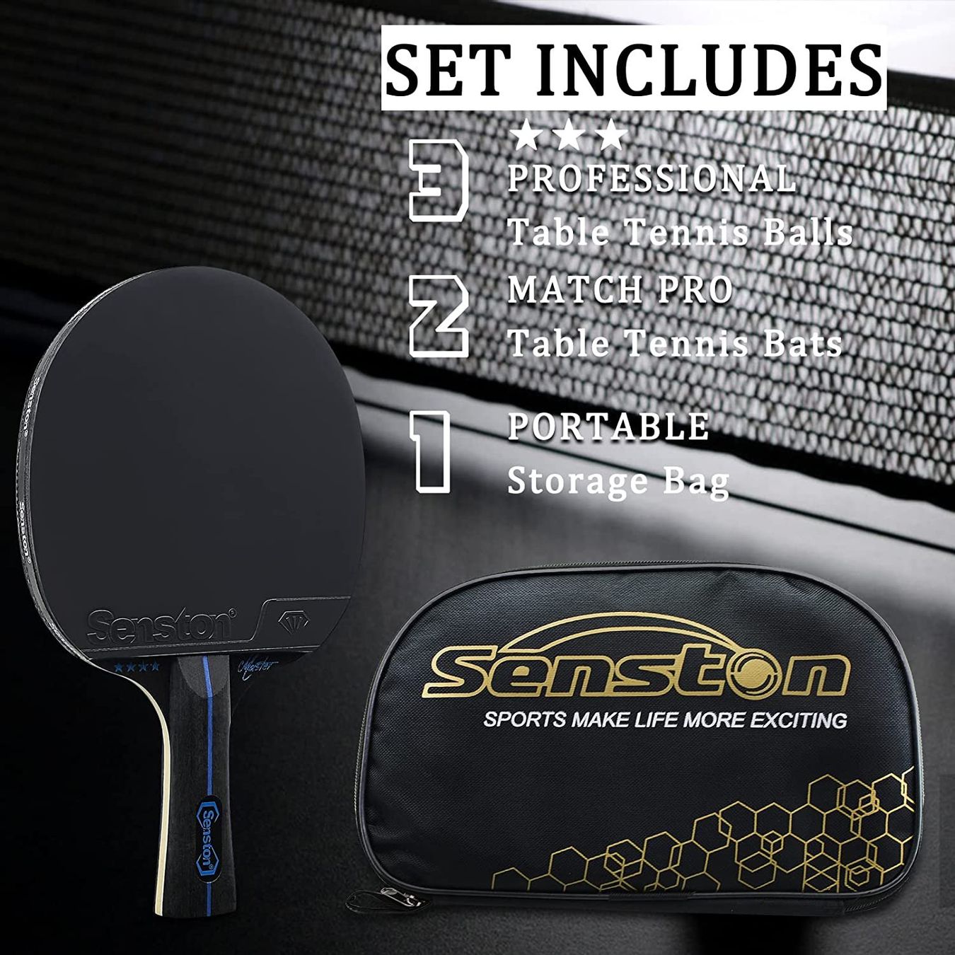 Tischtennis: Tischtennis Set mit 2 Schlägern & Bällen – Neu und originalverpackt aus Nuglar von SaleRitter 1