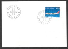 Flugpost FDC F47 Pro Aero Karte ET 17.2.1972