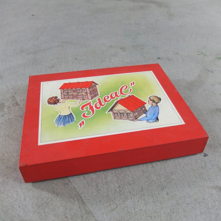 KAPLA Bauklötze Set – 40 Gelbe Holzplättchen Aus Pinienholz – Kreatives Konstruktionsspiel Ab 4 Jahre