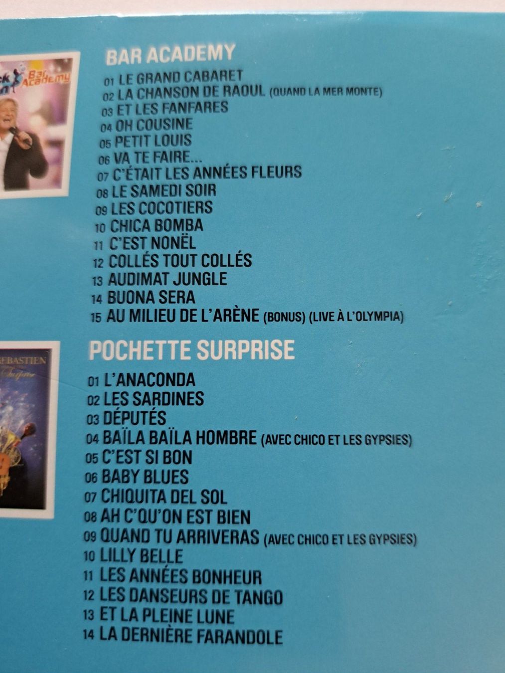 CD: Cd Patrick Sébastien - Bar Academy + Pochette surprise  – Usato da Pully venduto da bro_n52j 2