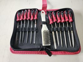 Feilen Set mit Buerste CHENTUOPO neu in Tasche