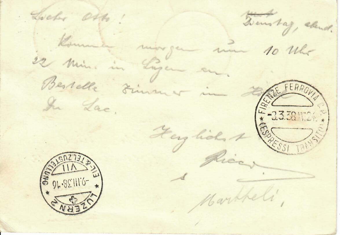 Tutti i francobolli: Bildpostkarte Italien - Express – Usato da Hochdorf venduto da Ziegel-16 1