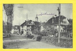 8.2.1911 Dorf HITZKIRCH LU-Seetal/sw AK/Mann vor Gasthaus