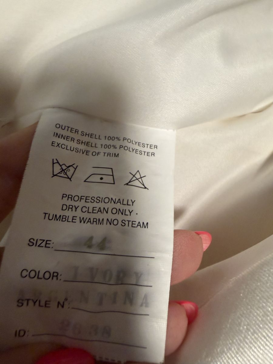 Kleider: Brautkleid JARICE Grösse 44 Elfenbein Argentin in gutem Zust – Gebraucht aus Metzerlen von sport001 7