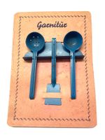 Antike Spielzeug Miniatur Küchenkellen Garnitur, Blech
