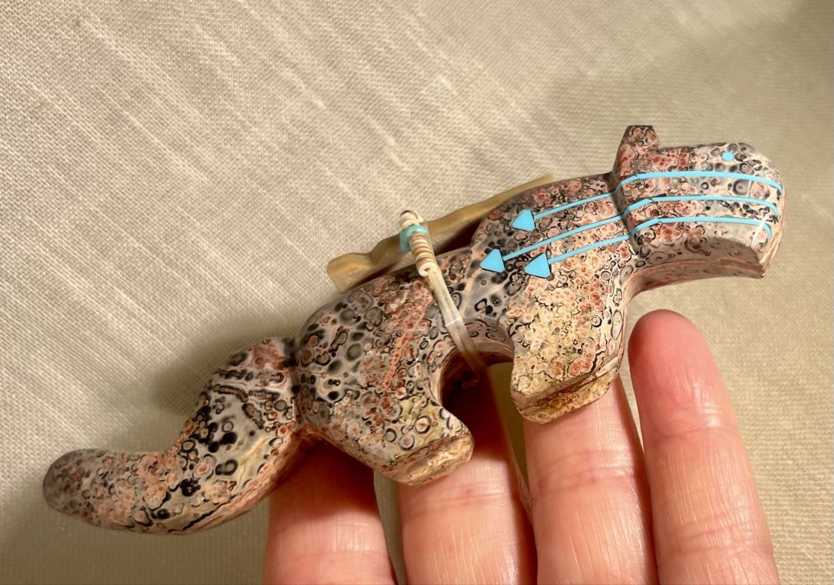 Figuren: Fétiche Zuni Authentique Puma en Jaspe Léopard Rareté – Neu (gemäss Beschreibung) aus Genève von DELIRBEADS 6