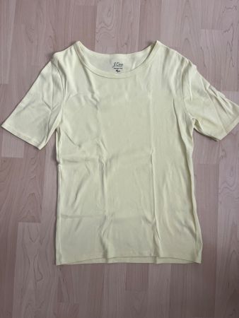 J Crew: neues T-Shirt, halbarm, buttergelb, M 38 40