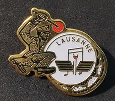 CC416 - Pin Zug Bahn Eisenbahn Musik Lausanne