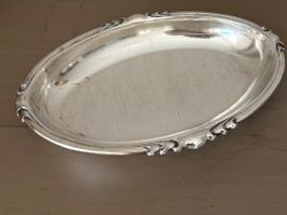 Silberschale oval - gut erhalten